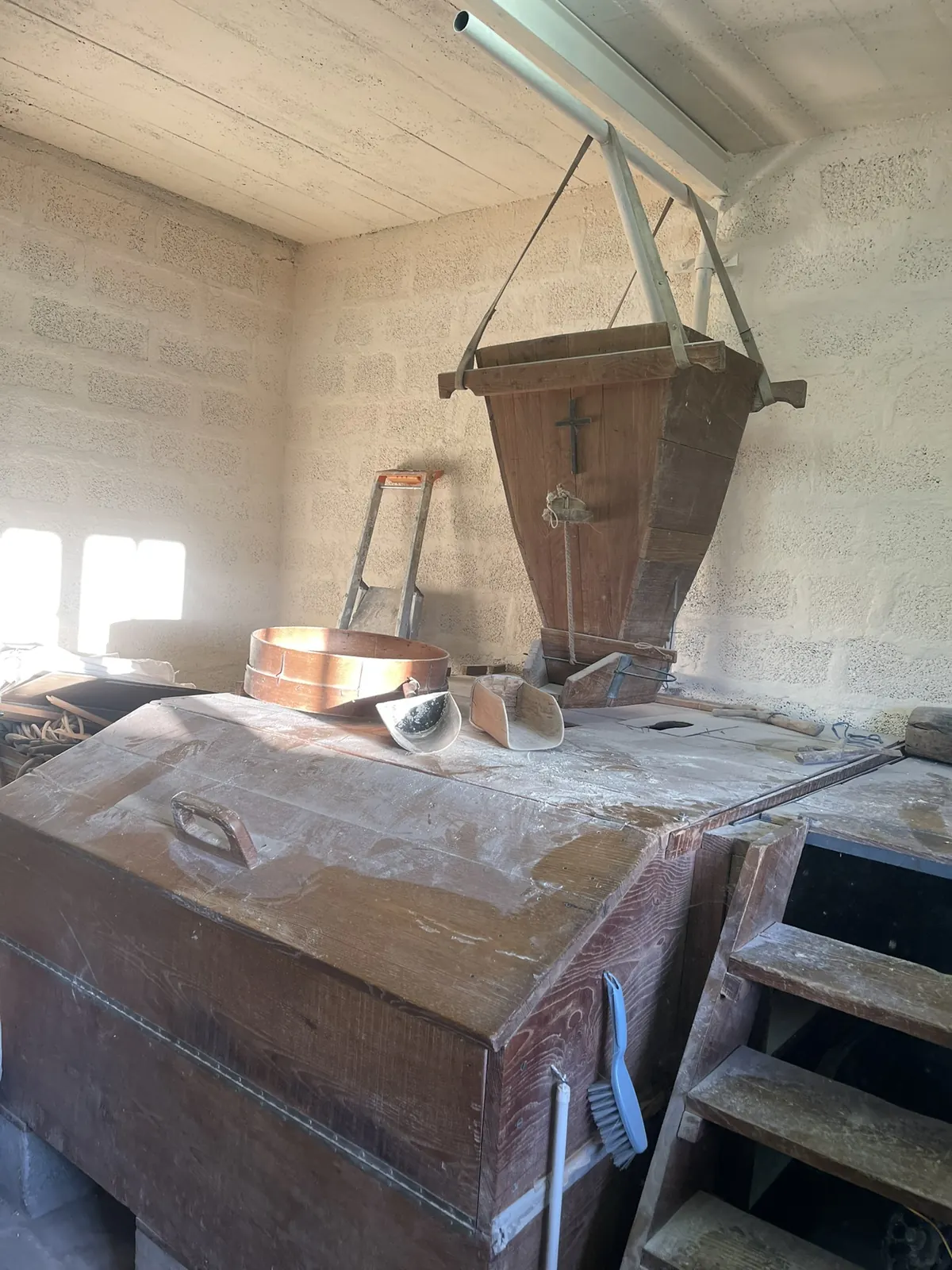 Le moulin dans l'atelier