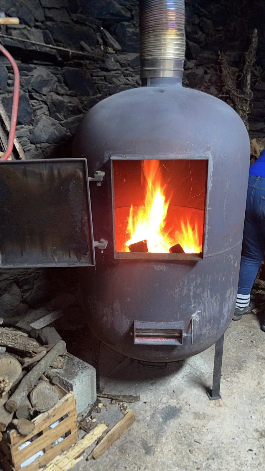 Le feu du séchoir